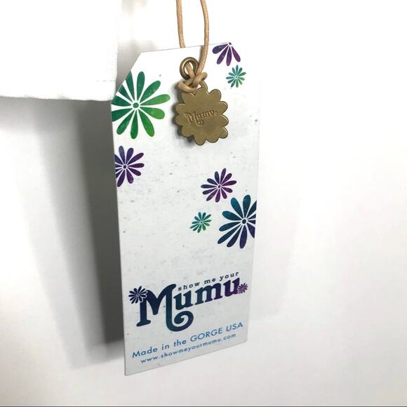 Show Me Your  Mumu white sleeveless crop top - Picture 3 of 5